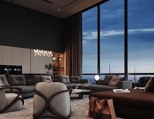 Design of the PentHouse in New York
