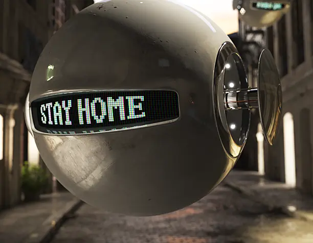 "Stay Home" Emergency Drones