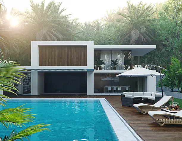 Tropical villa