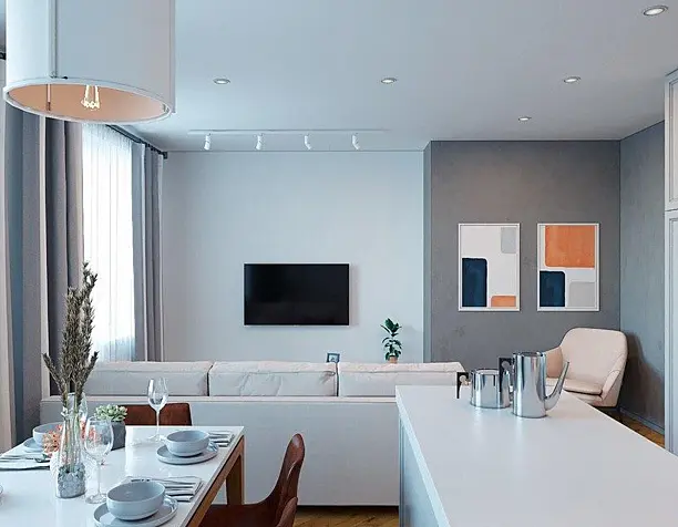 Interior design. Render