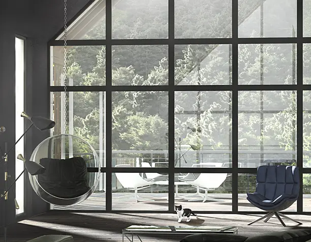 Barn house interior design