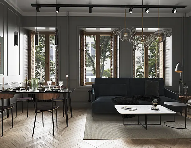 Living room (сделано по референсу)