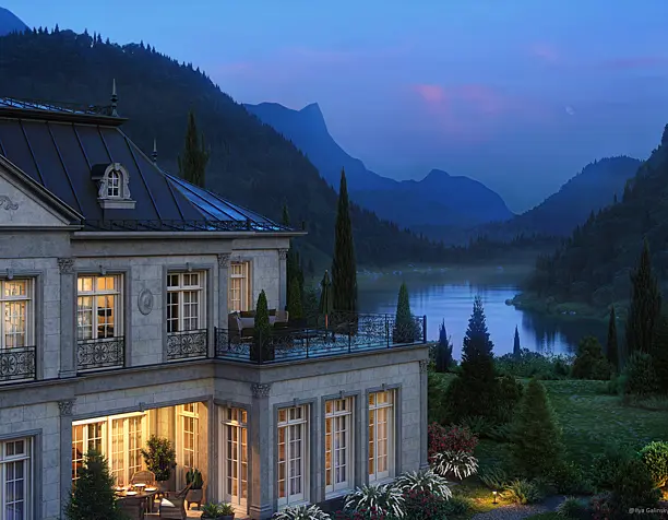 Classic house in the mountains