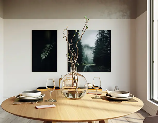 Dining room (сделано по референсу)