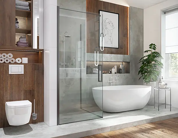 Bath in the Eco-house project