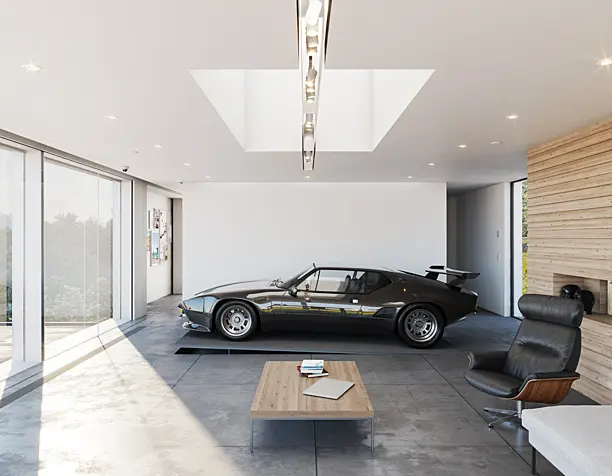 Living room garage space (сделано по референсу)