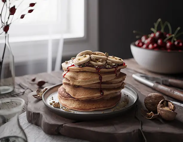 Pancakes still life