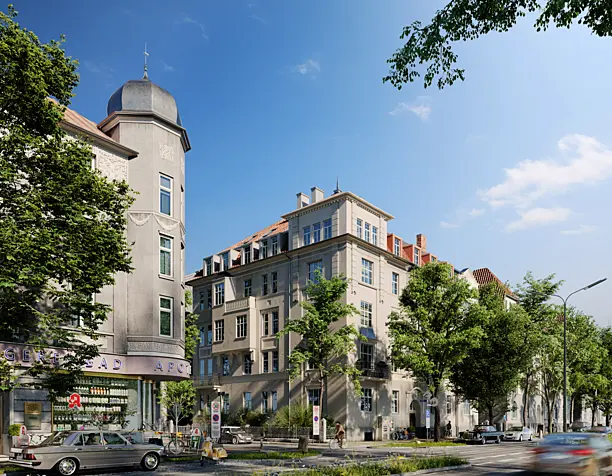 Reconstruction of a building in Germany