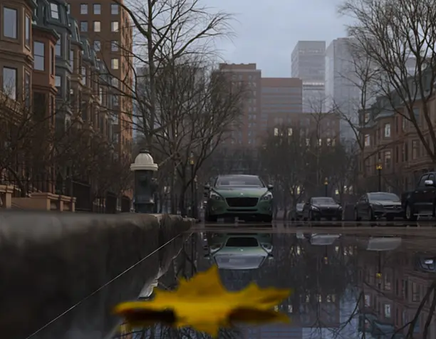 The last autumn day in Boston