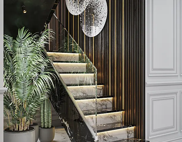 Luxury entrance hall.