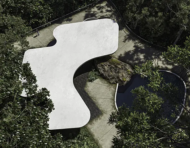 CGI: Casa das Canoas. Oscar Niemeyer