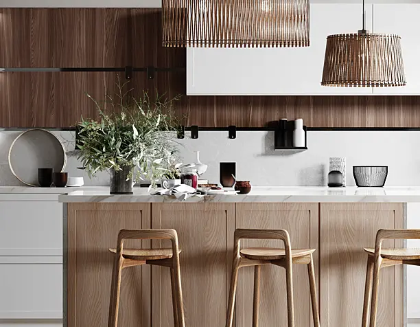 Design project of apartment "Nature Inspiration"