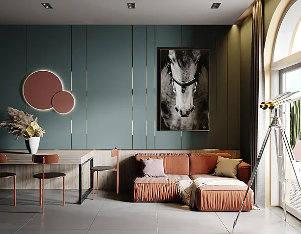 Minimalistic interior (сделано по референсу)