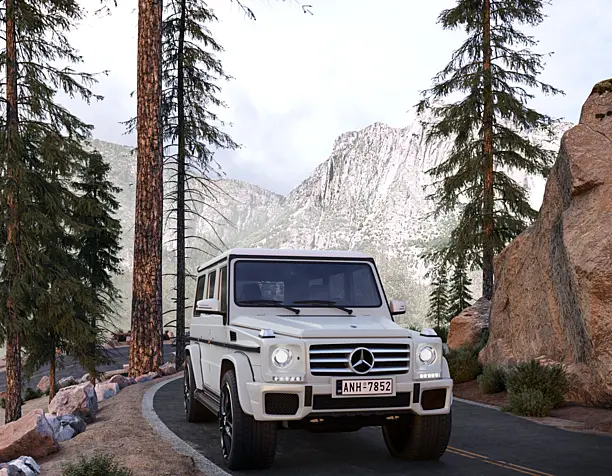 mercedes-benz g-class (сделано по референсу)