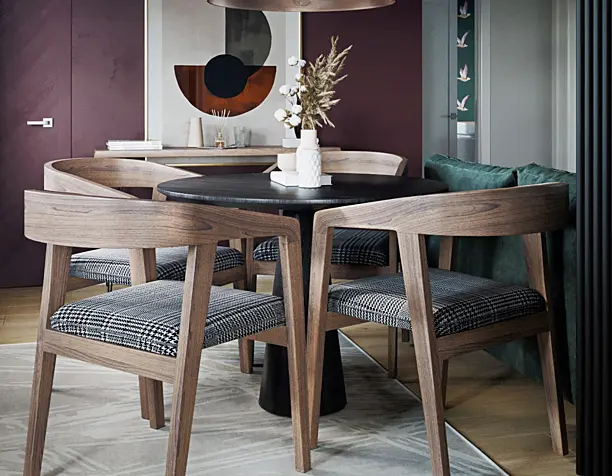 design and visualization of the living room