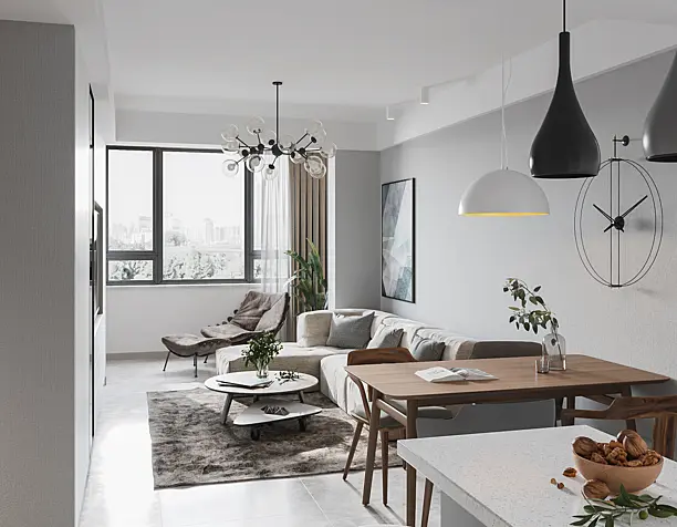 Sitting room and dining-room