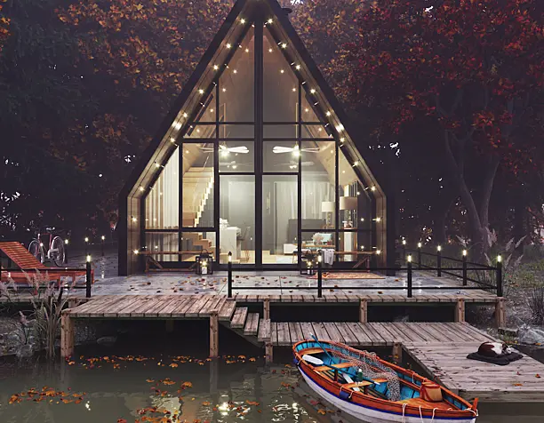 A-frame house