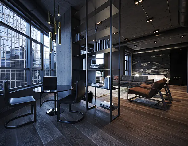 Man' apartment (сделано по референсу)