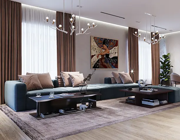 Eclectic style with modern accent