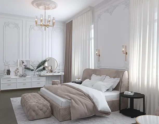Светлая спальня/Light bedroom 2