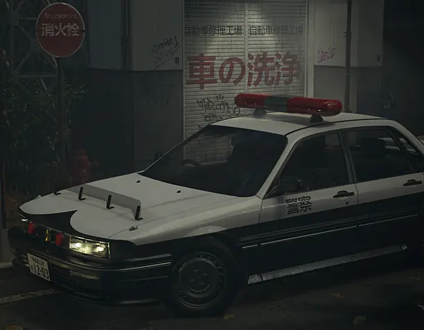 Japanese Police Car 90s