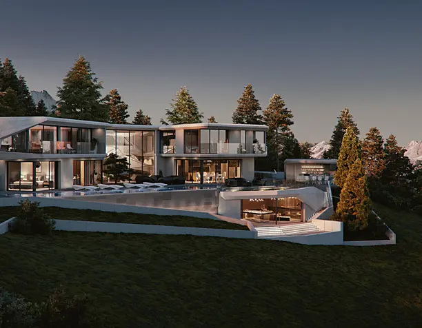 House in the mountains