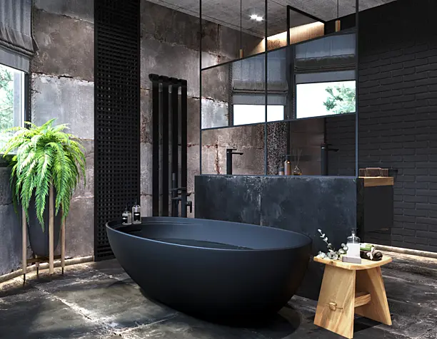 Bathroom by loft style