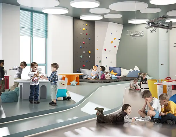 THE KINDERGARTEN PLAYROOM