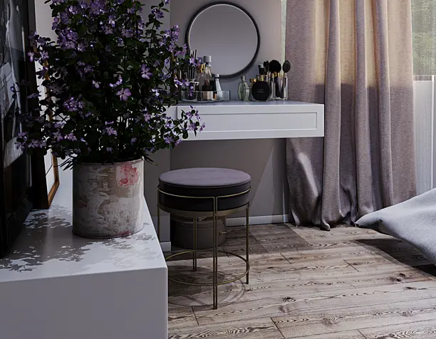 Modern girlish room