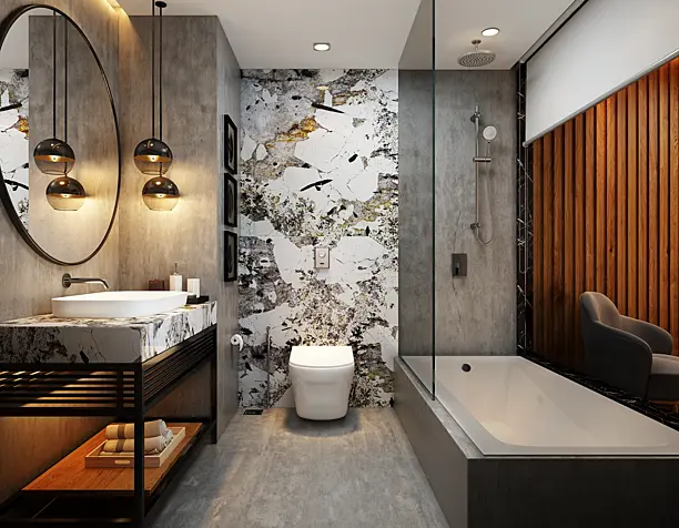 Bathroom.