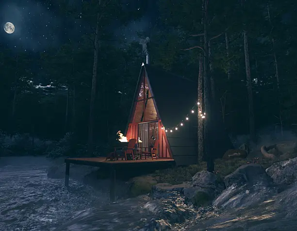 Deep in the woods