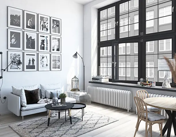 White living room (сделано по референсу)