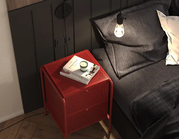 Red&Black Badroom