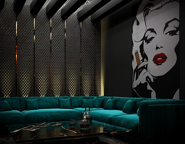 modern strip club
