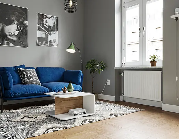 APARTMENT SCANDINAVIAN ROCK INTERIOR