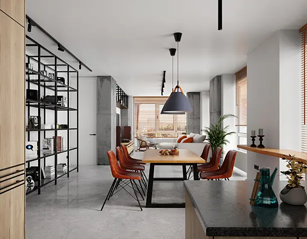 White interior design (сделано по референсу)