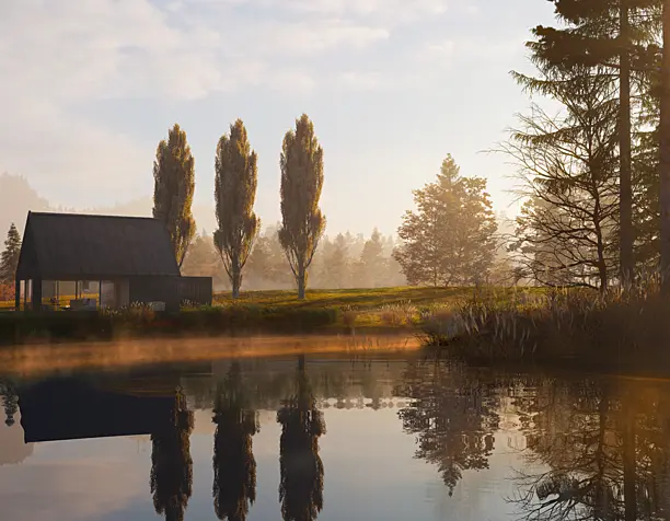 Foggy dawn cgi