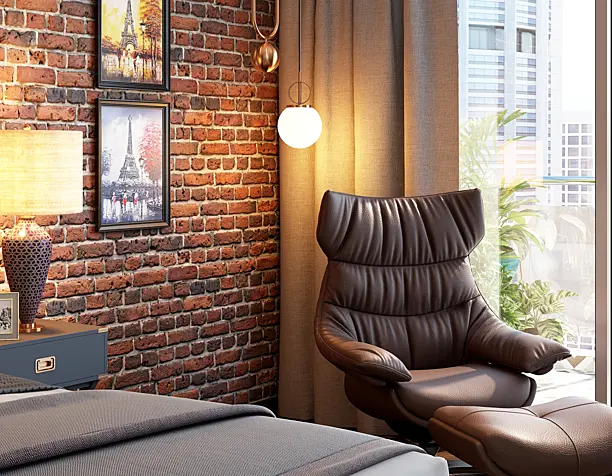Bedroom corner.