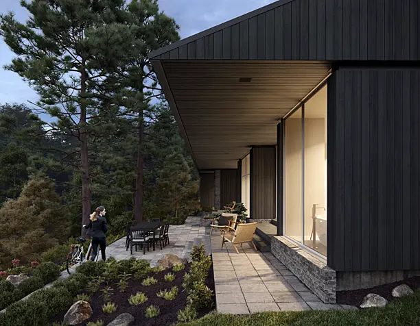Long house in Canada