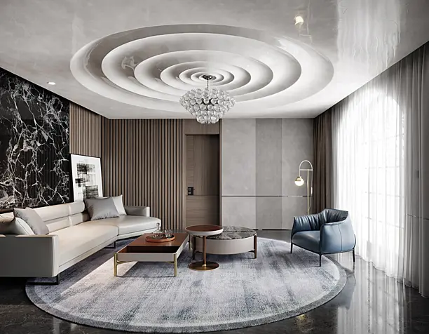Living room interior (сделано по референсу)