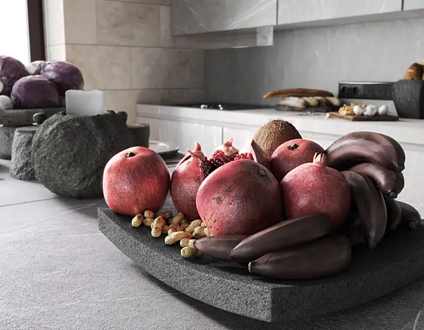 Stone kitchen (сделано по референсу)