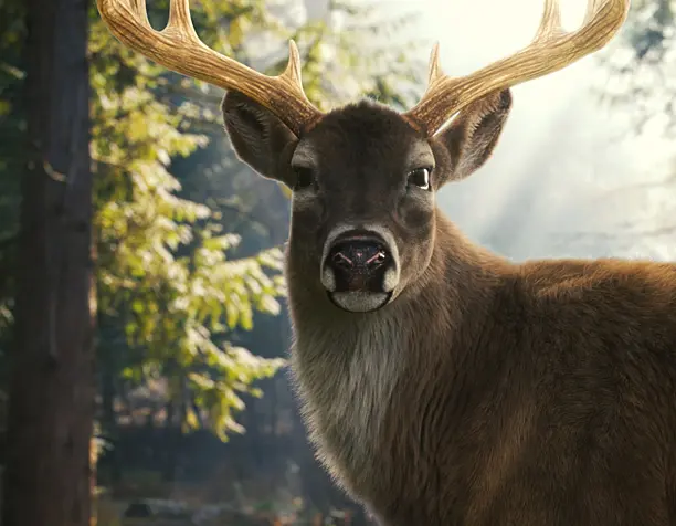 Photorealistic CG Deer