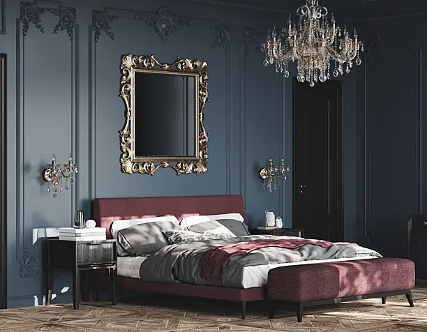 Blue bedroom