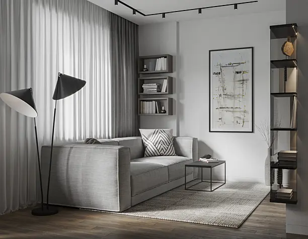 Apartment for a young man 40 sq m