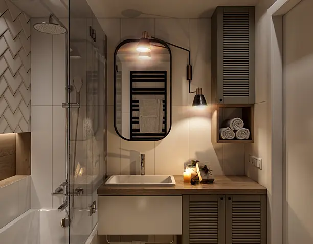 Bathroom on Christmas Eve
