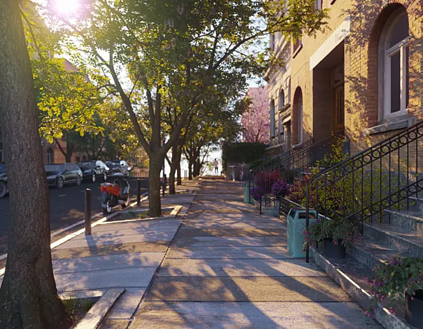 Sunny street