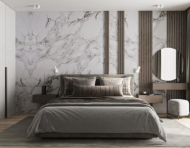 Monochrome bedroom