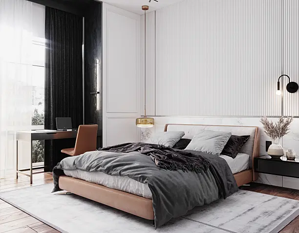 bedroom, 22m2