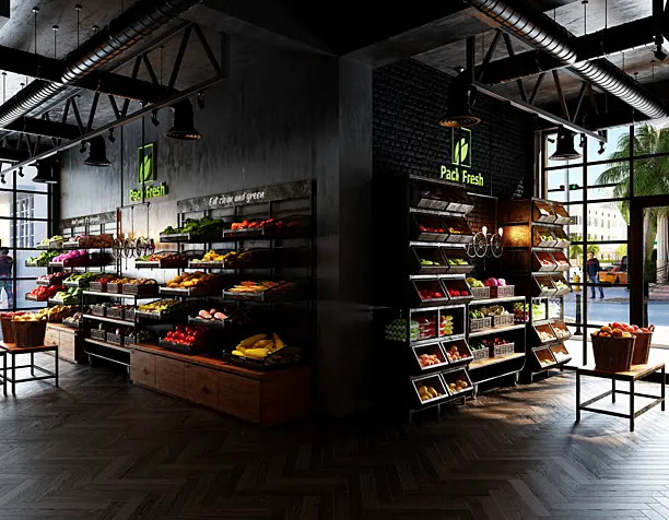 Pack Fresh Fruit & vegetable store