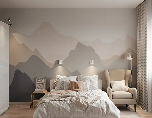 Bedroom in house